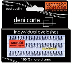 Вії накладні, подвійний об'єм - Deni Carte Fake Eyelashes DL — фото N1