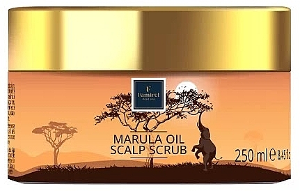 Скраб для шкіри голови з олією марули - Famirel Marula Oil Scalp Scrub  — фото N1