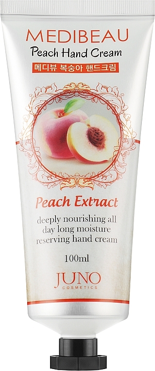 Крем для рук "Персик" - Juno Medibeau Peach Hand Cream