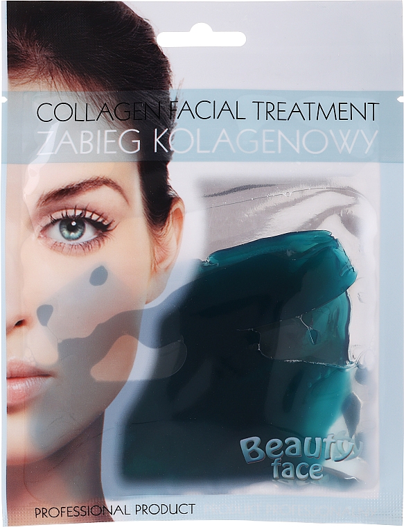 Коллагеновая терапия с морскими микроэлементами - Beauty Face Collagen Hydrogel Mask — фото N1