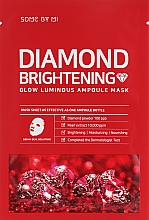 Осветляющая ампульная маска с алмазной пудрой - Some By Mi Diamond Brightening Calming Glow Luminous Ampoule Mask — фото N2