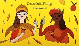 Парфумерія, косметика Набір - Diego Dalla Palma Kit Vitamina C (f/ser/30ml + f/cresm/25ml + remov/50ml)