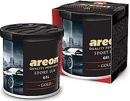 Ароматизований гель для повітря "Золото" - Areon Gel Can Sport Lux Gold — фото N1