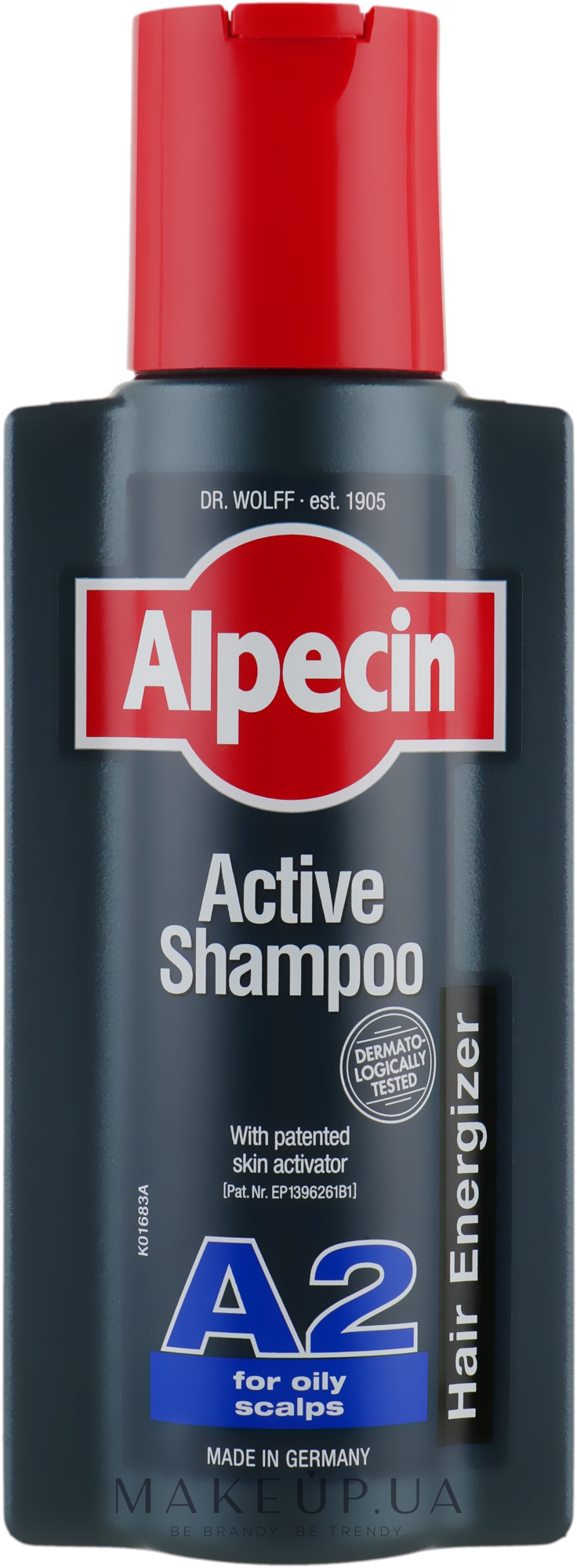 Шампунь для жирної шкіри голови - Alpecin A2 Active Shampoo  — фото 250ml