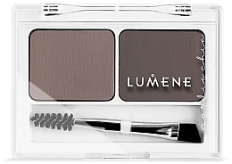 Духи, Парфюмерия, косметика Палетка теней для бровей - Lumene Nordic Chic Extra Stay Eyebrow Palette Medium Brown