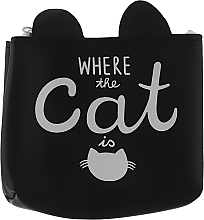 Духи, Парфюмерия, косметика Силиконовый кошелек на застежке "Where The Cat Is" - Cosmo Shop