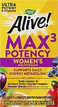Мультивитамины для женщин - Nature’s Way Alive! Max3 Potency Women's Multivitamin — фото N1