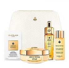 Духи, Парфюмерия, косметика УЦЕНКА Набор - Guerlain Abeille Royale Anti-Aging Program (f/oil/15ml + f/cr/50ml + f/ser/7х0.6ml + f/lot/40ml + bag) *