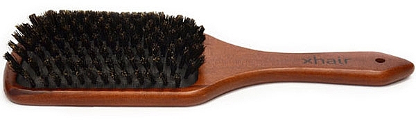 Щітка для волосся, 25.3 х 8 см, дерев'яна, з натуральною щетиною - Xhair — фото N2