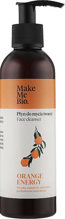 Очищувальний засіб для обличчя "Помаранчева енергія" - Make Me Bio Orange Energy Face Cleanser