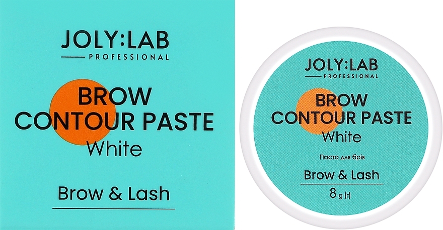 Паста для бровей, белая - Joly:Lab Brow Contour Paste White — фото N2
