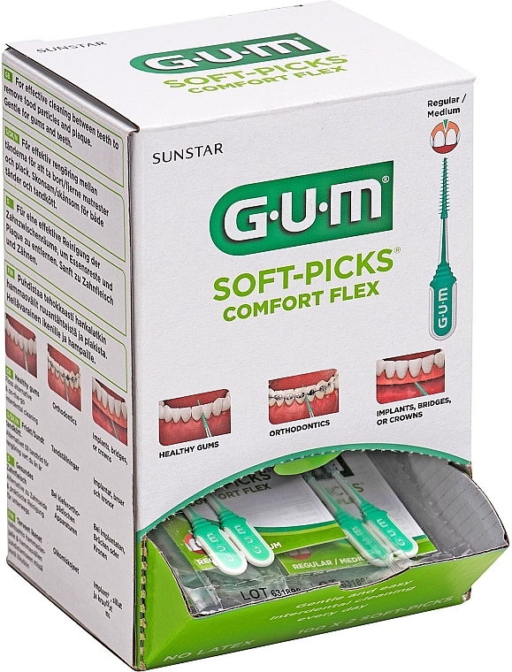 Межзубные щетки, стандартные - Gum Soft-Picks Comfort Flex — фото N1