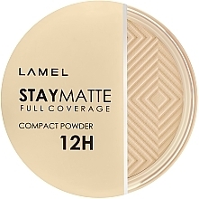 Парфумерія, косметика Пудра компактна матувальна - LAMEL Make Up Stay Matte Compact Powder