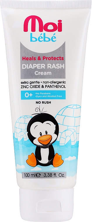 Крем для тела - Moi Bebe Heals & Protects Diaper Rash Cream — фото N1