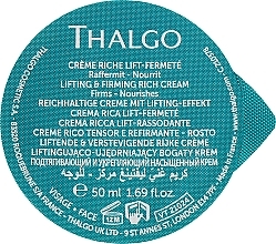 Духи, Парфюмерия, косметика Насыщенный подтягивающий и укрепляющий крем для лица - Thalgo Silicium Lift Intensive Lifting & Firming Rich Cream (сменный блок)