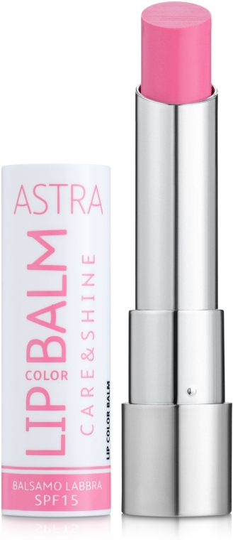 Бальзам для губ - Astra Make-Up Lip Color Balm Care & Shine