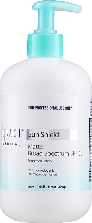 Матирующий солнцезащитный крем SPF50 - Obagi Sun Shield Matte Broad Spectrum SPF 50 — фото N3