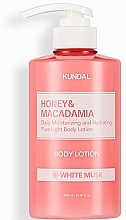 Духи, Парфюмерия, косметика Лосьон для тела "White Musk" - Kundal Honey & Macadamia Light Body Lotion 