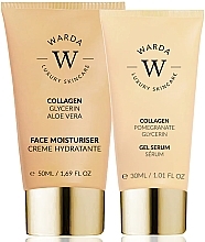 Набор - Warda Skin Lifter Boost Collagen (f/cr/50ml + gel/serum/30ml) — фото N1