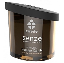 Парфумерія, косметика Масажна свічка, ваніль, сандал - Swede Senze Euphoria Massage Candle
