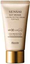 Духи, Парфюмерия, косметика Солнцезащитный крем для лица SPF 30 - Sensai Silky Bronze Sun Protective Cream For Face