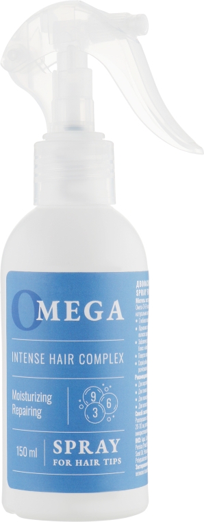 Двухфазный спрей для кончиков волос - J'erelia Omega Hair Spray — фото N1