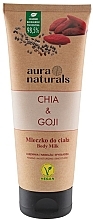Парфумерія, косметика Молочко для тіла "Чіа й годжі" - Aura Naturals Chia & Goji Body Milk