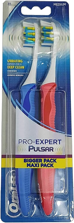 Набор - Oral-B Pulsar Pro Expert Pulsar Battery Powered (toothbrush/2pcs) — фото N1