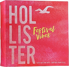 Парфумерія, косметика Hollister Festival Vibes For Her - Набір (edp/50ml + b/lot/100ml)