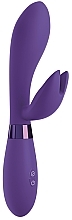 Вібратор - PipeDream OMG! Rabbits #Bestever Silicone Vibrator Purple — фото N3