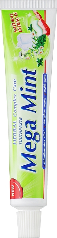 Зубная паста - Sts Cosmetics Mega Mint Herbal Natural Extracts