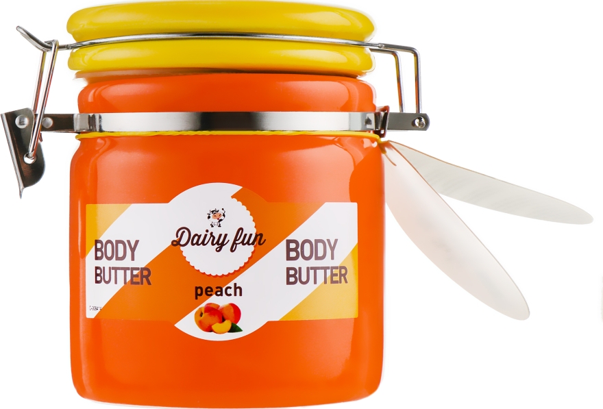 Масло для тела "Персик" - Delia Dairy Fun Body Butte Peach