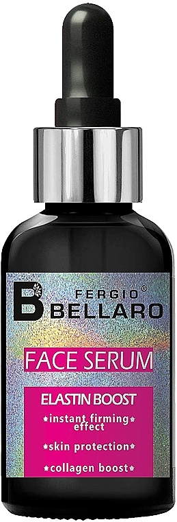 Сироватка для обличчя з еластином - Fergio Bellaro Face Serum Elastin Boost — фото N1