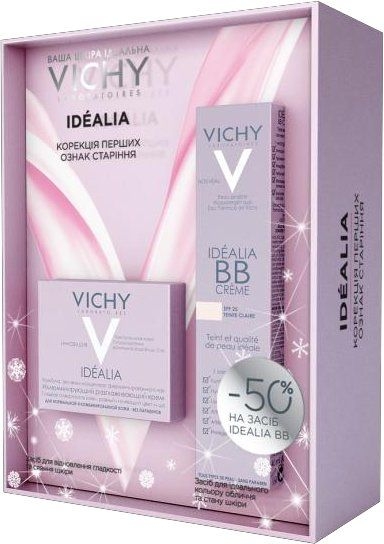 Набор - Vichy Idealia (cr/50ml + bb-cr/40ml + serum/1.5ml)(01-Светлый)