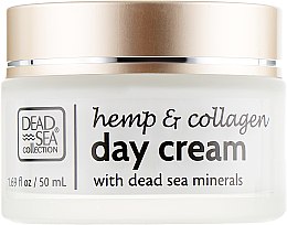 Дневной крем с экстрактом конопли, коллагеном и минералами Мертвого моря - Dead Sea Collection Hemp & Collagen Day Cream — фото N2