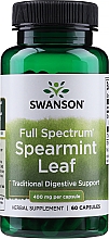 Парфумерія, косметика Харчова добавка "Листя м'яти" - Swanson Full Spectrum Spearmint Leaf