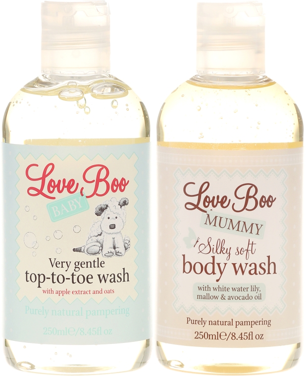 Набор - Love Boo Happy Baby Shower (sh/gel/250ml + sh/gel/50ml) — фото N2