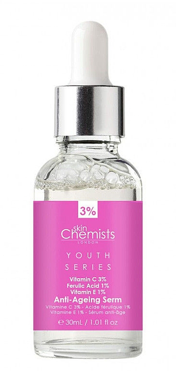 Антивозрастная сыворотка для лица - Skin Chemists Youth Series Anti-Ageing Serum — фото N1