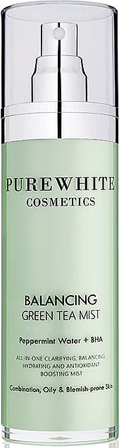 Спрей для обличчя - Pure White Cosmetics Balancing Green Tea Mist — фото N1