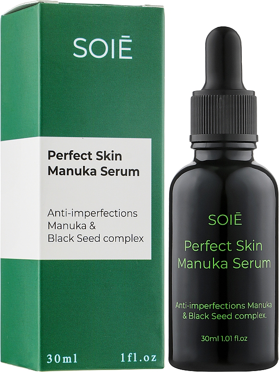 Сироватка для жирної й комбінованої шкіри обличчя з екстрактом манукі - Soie Perfect Skin Manuka Serum — фото N2