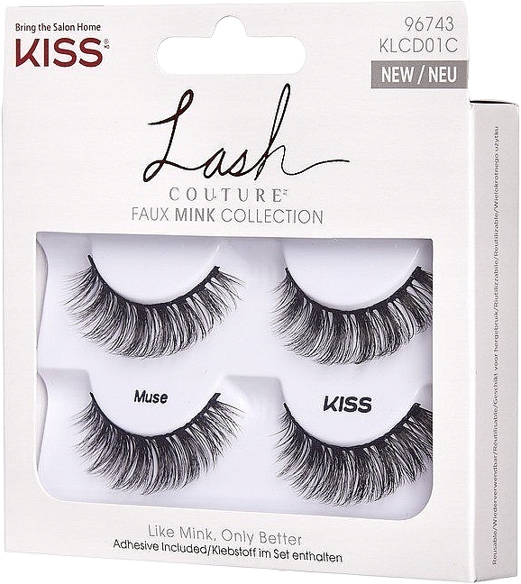 Накладные ресницы - Kiss Lash Couture Faux Mink Collection Muse — фото N1