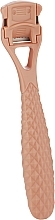 Парфумерія, косметика Станок педикюрний CS47P, з фігурною ручкою, персиковий - Cosmo Shop