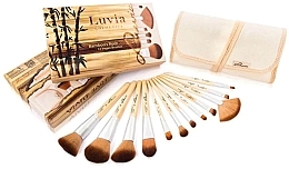 Парфумерія, косметика Набір пензлів для макіяжу, 12 шт. - Luvia Cosmetics Bamboo’s Root Brush Set