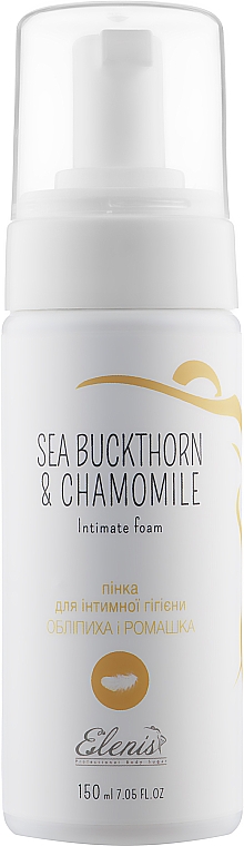 Пенка для интимной гигиены "Облепиха и ромашка" - Elenis Sea Buckthorn&Chamomile Intimate Foam — фото N1