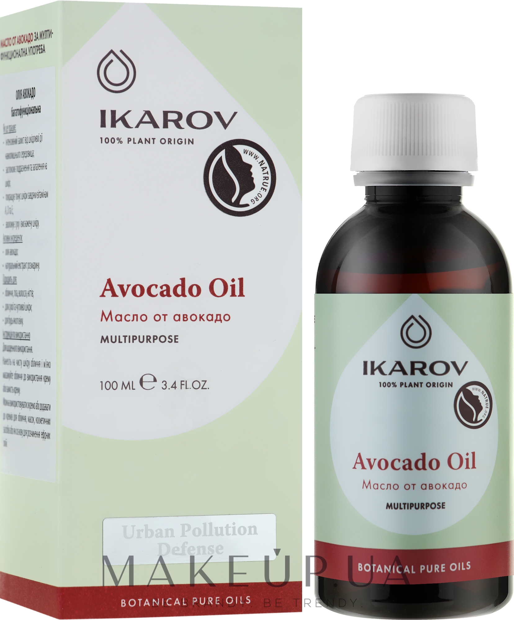 Органическое масло авокадо - Ikarov — фото 100ml