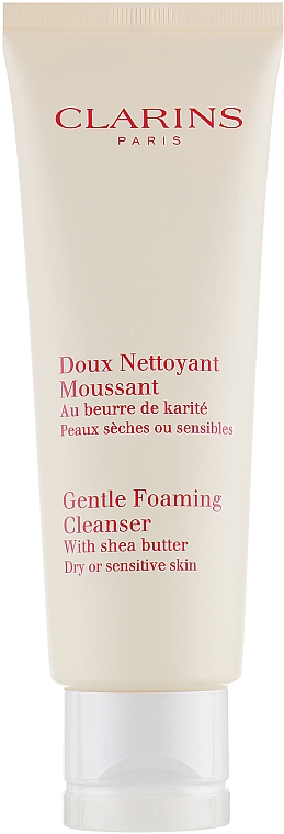 Очищающий пенящийся крем с маслом карите - Clarins Gentle Foaming Cleanser with Shea Butter