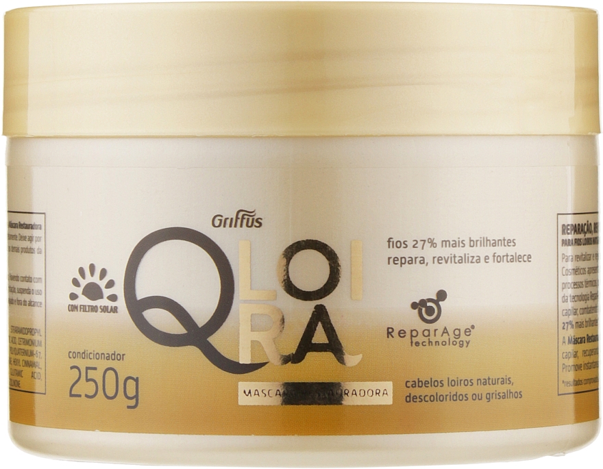 Маска для светлых волос - Griffus Qloira Restorative Mask