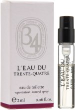 Духи, Парфюмерия, косметика Diptyque 34 L'Eau Du Trente-Quatre - Туалетная вода (пробник)