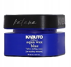Ультрастайлинговый воск для волос - Kabuto Katana Aqua Wax Blue Ultra Styling — фото N1
