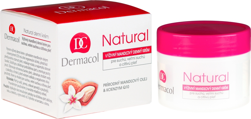 Деннний крем для обличчя "Мигдалевий"  - Dermacol Natural Almond Day Cream — фото N1